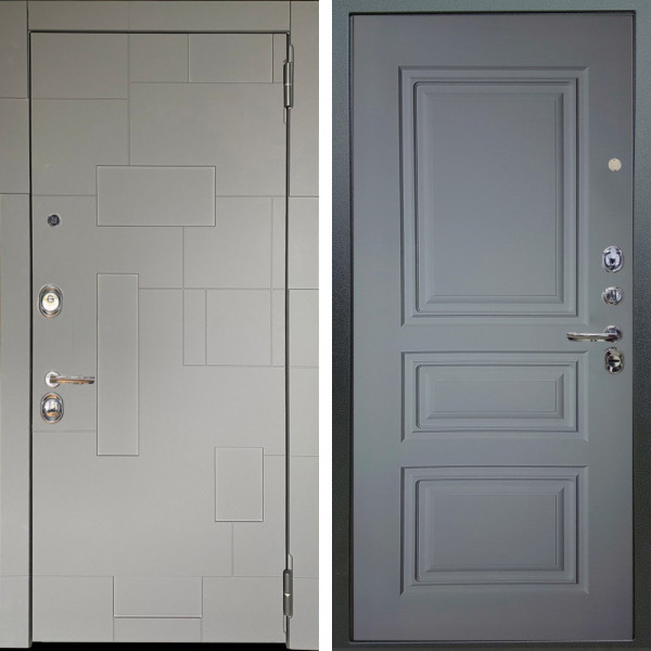 Входная дверь Аргус ЛЮКС 3К Корсо Силк флай + Скиф Силк маус