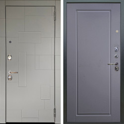 Входная дверь Аргус ЛЮКС 3К Корсо Силк флай + Тревор Силк маус