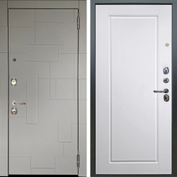 Входная дверь Аргус ЛЮКС 3К Корсо Силк флай + Тревор Софт милк