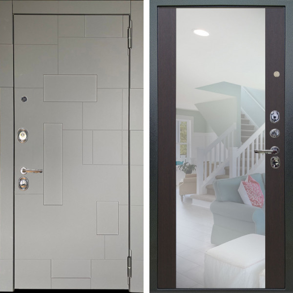 Входная дверь Аргус ЛЮКС 3К Корсо Силк флай + Вояж Венге