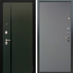 Входная дверь Аргус ЛЮКС 3К Ланцет Олива софт + Элегант Силк маус