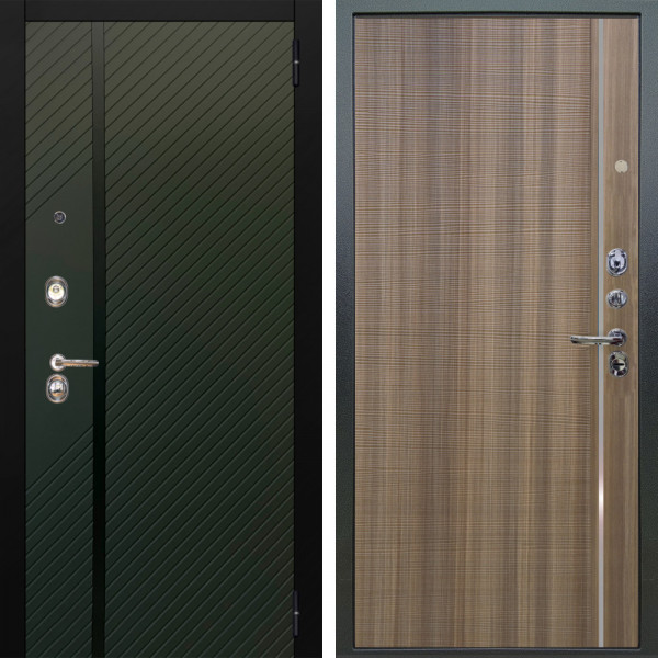 Входная дверь Аргус ЛЮКС 3К Ланцет Олива софт + Гауда Керамика