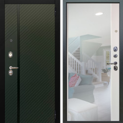 Входная дверь Аргус ЛЮКС 3К Ланцет Олива софт + Магнум Софт милк