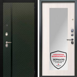 Входная дверь Аргус ЛЮКС 3К Ланцет Олива софт + Милли Ларче светлый