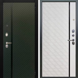 Входная дверь Аргус ЛЮКС 3К Ланцет Олива софт + Тори Софт милк