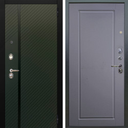 Входная дверь Аргус ЛЮКС 3К Ланцет Олива софт + Тревор Силк маус