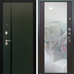 Входная дверь Аргус ЛЮКС 3К Ланцет Олива софт + Вояж Венге