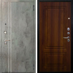 Входная дверь Аргус ЛЮКС 3К Лофт Темный бетон + Элион Дуб рустикальный