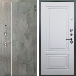 Входная дверь Аргус ЛЮКС 3К Лофт Темный бетон + Элион Софт милк