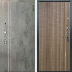 Входная дверь Аргус ЛЮКС 3К Лофт Темный бетон + Гауда Керамика