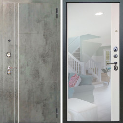 Входная дверь Аргус ЛЮКС 3К Лофт Темный бетон + Магнум Софт милк