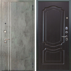 Входная дверь Аргус ЛЮКС 3К Лофт Темный бетон + Мишель Венге
