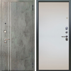 Входная дверь Аргус ЛЮКС 3К Лофт Темный бетон + Под покраску