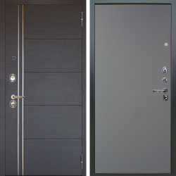 Входная дверь Аргус ЛЮКС 3К Лофт Венге горизонт + Элегант Силк маус