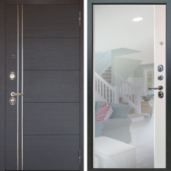 Входная дверь Аргус ЛЮКС 3К Лофт Венге горизонт + Магнум Софт милк