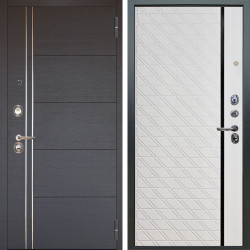 Входная дверь Аргус ЛЮКС 3К Лофт Венге горизонт + Тори Софт милк