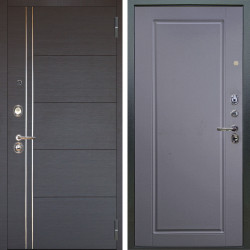 Входная дверь Аргус ЛЮКС 3К Лофт Венге горизонт + Тревор Силк маус