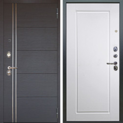 Входная дверь Аргус ЛЮКС 3К Лофт Венге горизонт + Тревор Софт милк