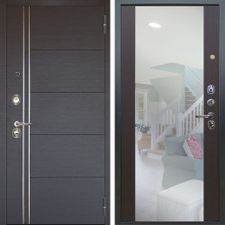 Входная дверь Аргус ЛЮКС 3К Лофт Венге горизонт + Вояж Венге