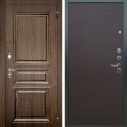 Входная дверь Аргус ЛЮКС 3К Магистр Дуб кантри + Элегант Венге горизонт