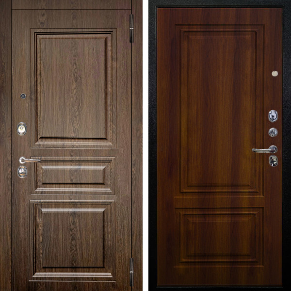 Входная дверь Аргус ЛЮКС 3К Магистр Дуб кантри + Элион Дуб рустикальный