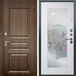 Входная дверь Аргус ЛЮКС 3К Магистр Дуб кантри + Милли Роял вуд белый