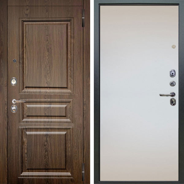 Входная дверь Аргус ЛЮКС 3К Магистр Дуб кантри + Под покраску