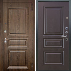 Входная дверь Аргус ЛЮКС 3К Магистр Дуб кантри + Скиф Горький шоколад