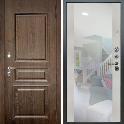 Входная дверь Аргус ЛЮКС 3К Магистр Дуб кантри + Вояж Белое дерево