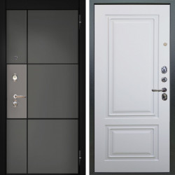 Входная дверь Аргус ЛЮКС 3К Мичиган Силк титан силк муссон + Элион Софт милк