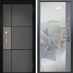 Входная дверь Аргус ЛЮКС 3К Мичиган Силк титан силк муссон + Магнум Силк маус