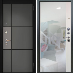 Входная дверь Аргус ЛЮКС 3К Мичиган Силк титан силк муссон + Магнум Софт милк