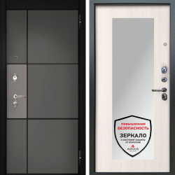 Входная дверь Аргус ЛЮКС 3К Мичиган Силк титан силк муссон + Милли Ларче светлый