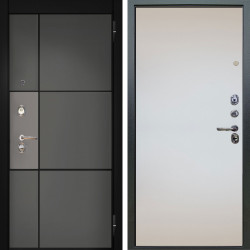 Входная дверь Аргус ЛЮКС 3К Мичиган Силк титан силк муссон + Под покраску