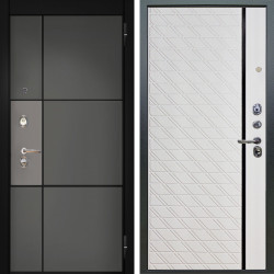 Входная дверь Аргус ЛЮКС 3К Мичиган Силк титан силк муссон + Тори Софт милк