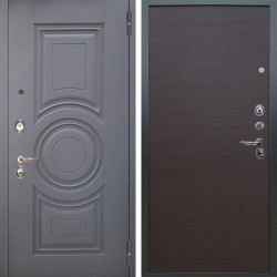 Входная дверь Аргус ЛЮКС 3К Могадиш Силк флай + Элегант Венге горизонт