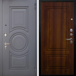 Входная дверь Аргус ЛЮКС 3К Могадиш Силк флай + Элион Дуб рустикальный