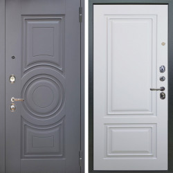 Входная дверь Аргус ЛЮКС 3К Могадиш Силк флай + Элион Софт милк