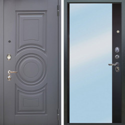 Входная дверь Аргус ЛЮКС 3К Могадиш Силк флай + Магнум Черный софт