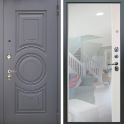 Входная дверь Аргус ЛЮКС 3К Могадиш Силк флай + Магнум Софт милк