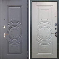 Входная дверь Аргус ЛЮКС 3К Могадиш Силк флай + Могадиш Софт милк