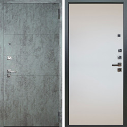 Входная дверь Аргус ЛЮКС 3К ПРО Агат Темный бетон + Под покраску