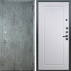 Входная дверь Аргус ЛЮКС 3К ПРО Агат Темный бетон + Тревор Софт милк