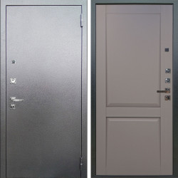 Входная дверь Аргус ЛЮКС 3К ПРО Люкс 3к Про металл Антик серебро + Ариана Серая эмаль