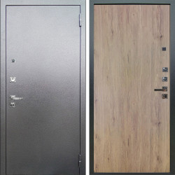 Входная дверь Аргус ЛЮКС 3К ПРО Люкс 3к Про металл Антик серебро + Элегант Рустик соломенный