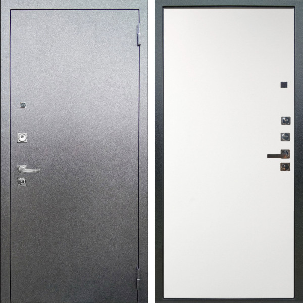 Входная дверь Аргус ЛЮКС 3К ПРО Люкс 3к Про металл Антик серебро + Элегант Софт милк