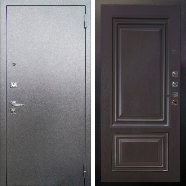 Входная дверь Аргус ЛЮКС 3К ПРО Люкс 3к Про металл Антик серебро + Элион Горький шоколад