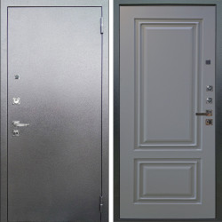 Входная дверь Аргус ЛЮКС 3К ПРО Люкс 3к Про металл Антик серебро + Элион Силк маус