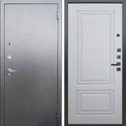 Входная дверь Аргус ЛЮКС 3К ПРО Люкс 3к Про металл Антик серебро + Элион Софт милк