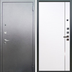 Входная дверь Аргус ЛЮКС 3К ПРО Люкс 3к Про металл Антик серебро + Гауда Роял вуд белый